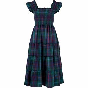 Hill House Home midnight tartan Ellie nap dress sz L